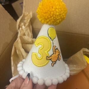 Winnie the Pooh 3 birthday hat